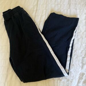 Brandy Melville Blue Pants w/white stripes